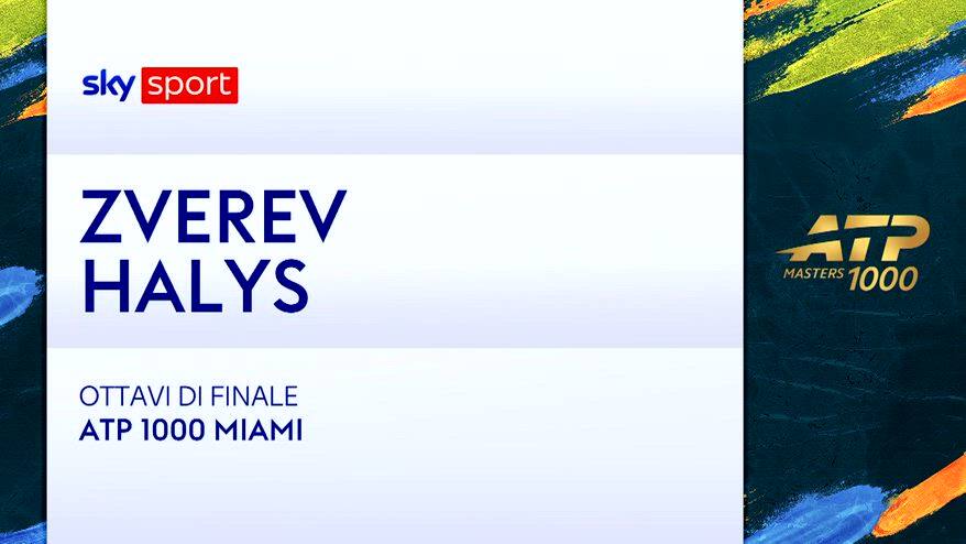 Zverev-Halys: highlights Atp Miami