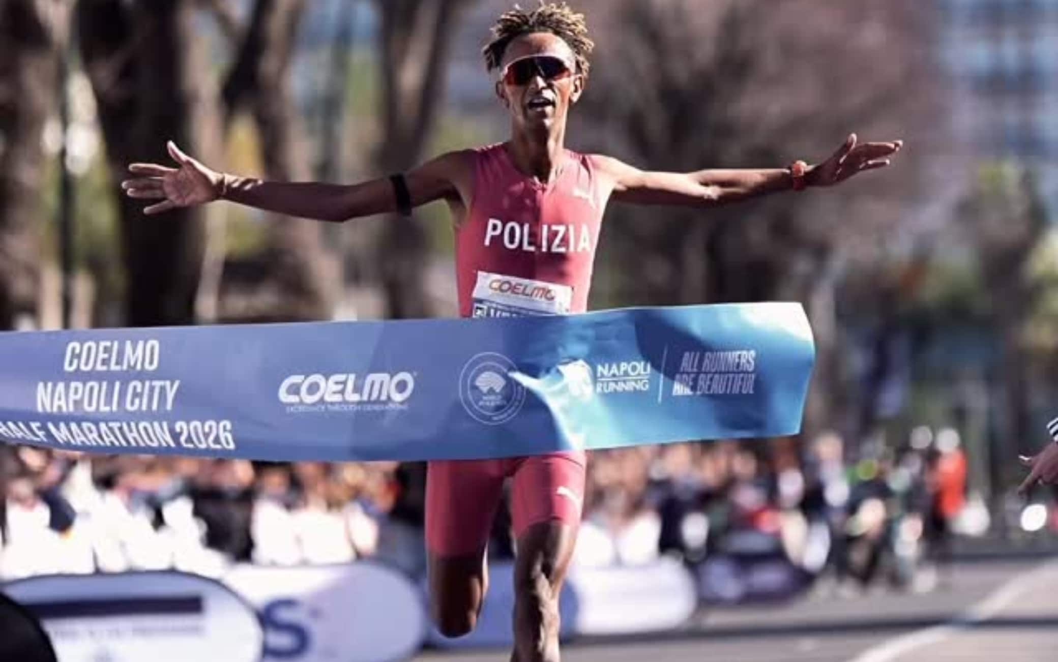 Atletica, Yeman Crippa domina la mezza maratona di Napoli: nuovo record italiano