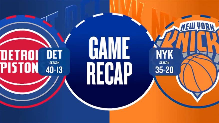 NBA Highlights: New York-Detroit 111-126
