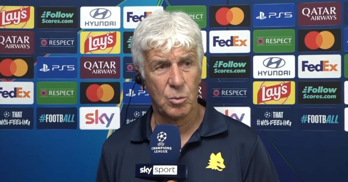 Roma, Gasperini commenta il pareggio di Istanbul