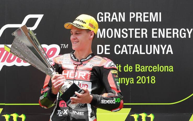 Quartararo, prima vittoria in Moto2