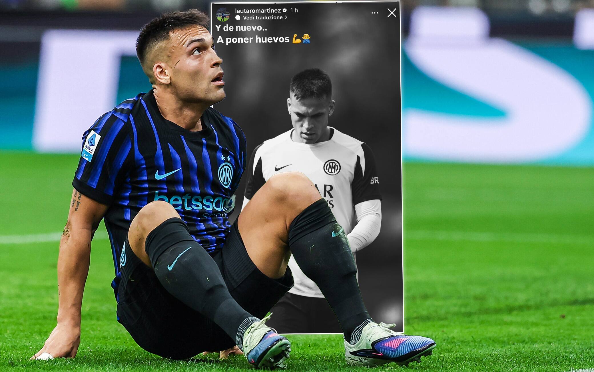 Infortunio Lautaro, il messaggio social del capitano dell'Inter tra carica e amarezza