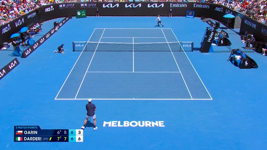 Darderi-Garin, i punti migliori agli Australian Open
