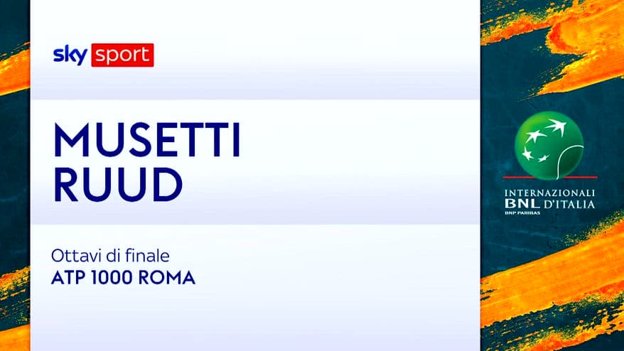 Musetti Ruud: highlights Atp Roma. VIDEO