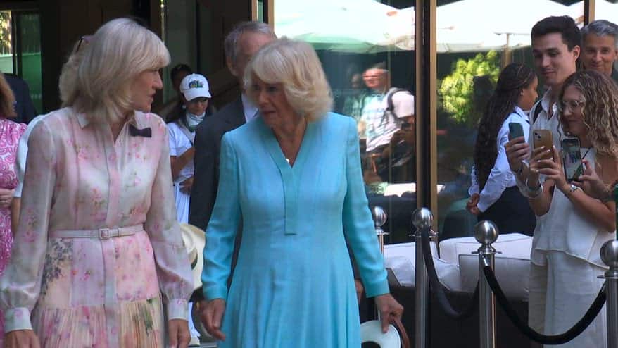 Wimbledon, la regina Camilla oggi nel Royal Box