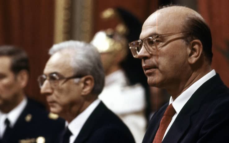 Francesco Cossiga e Bettino Craxi