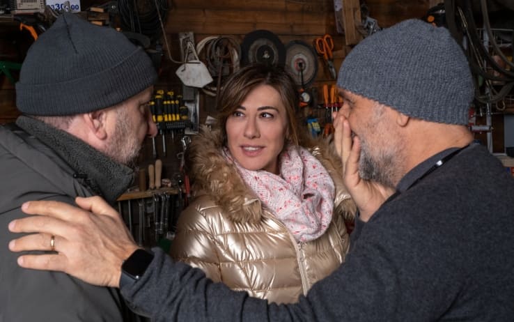 Riccardo Milani con Antonio Albanese e Virginia Raffaele 