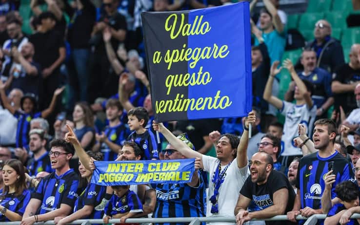 Tifosi interisti a San Siro
