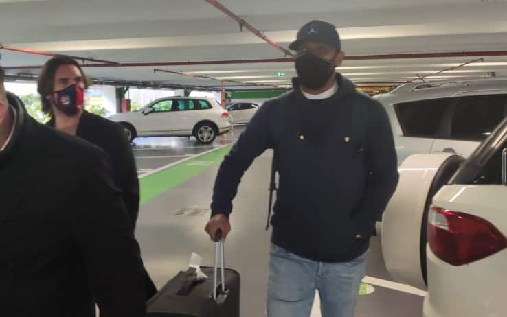 Maicon arriva a Fiumicino - gianlucadimarzio.com