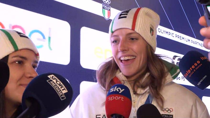 Staffetta di slittino da bronzo: "Pista più bella del mondo"