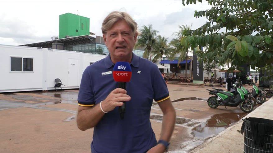 MotoGP Brasile: acquazzone a Goiania, acqua in corsia box