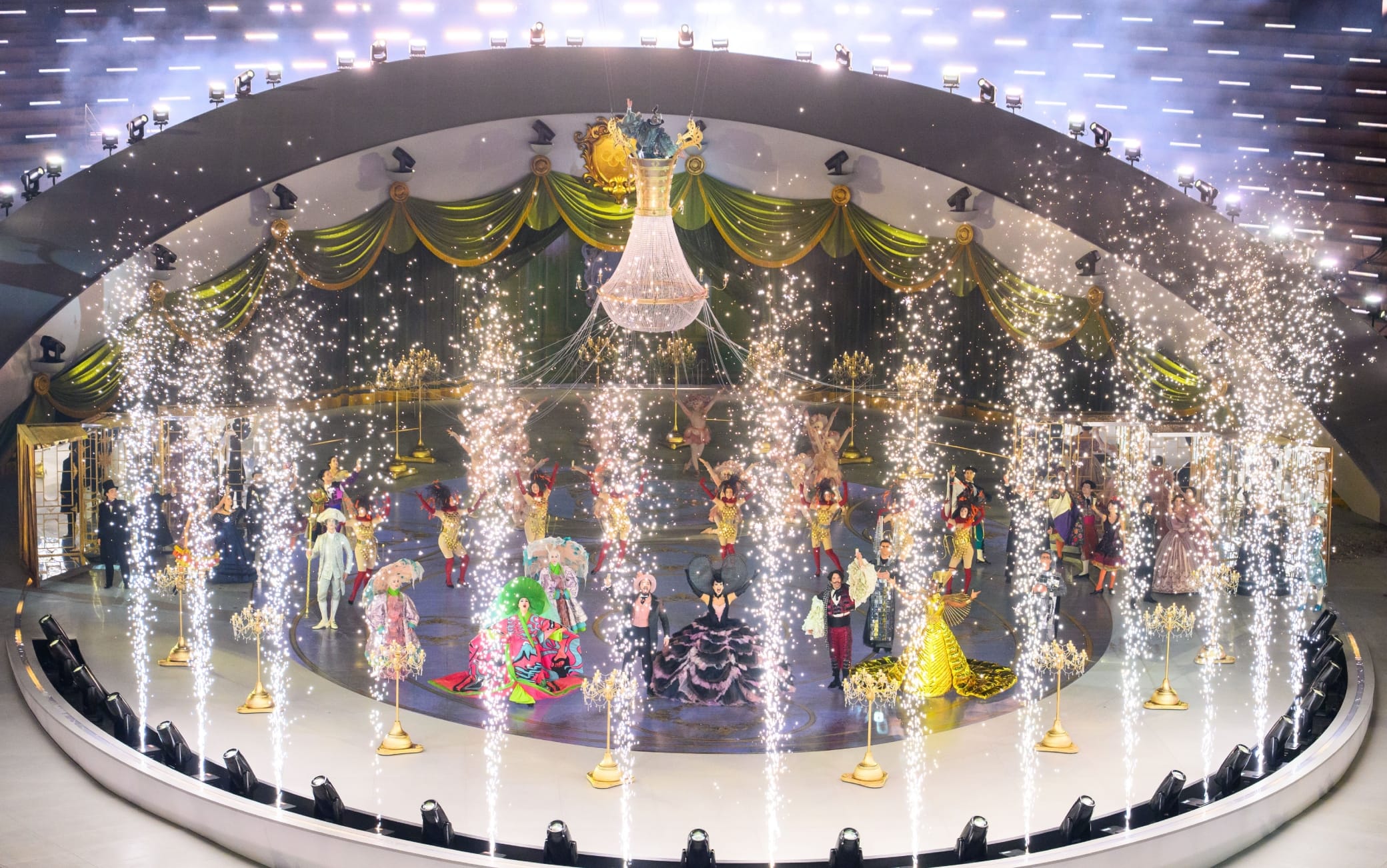 La cerimonia all'Arena di Verona