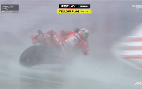 Marquez, caduta ad Austin nelle prove libere. VIDEO | Sky Sport