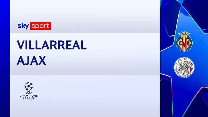 Villarreal-Ajax 1-2: gol e highlights Champions