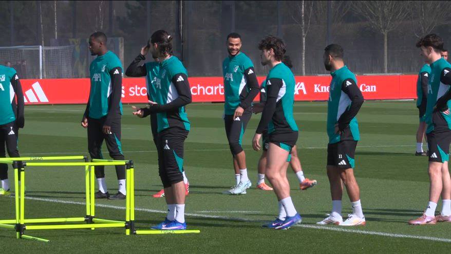 Liverpool, l'allenamento alla vigilia del Galatasaray