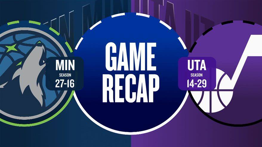 NBA Highlights: Utah-Minnesota 127-122
