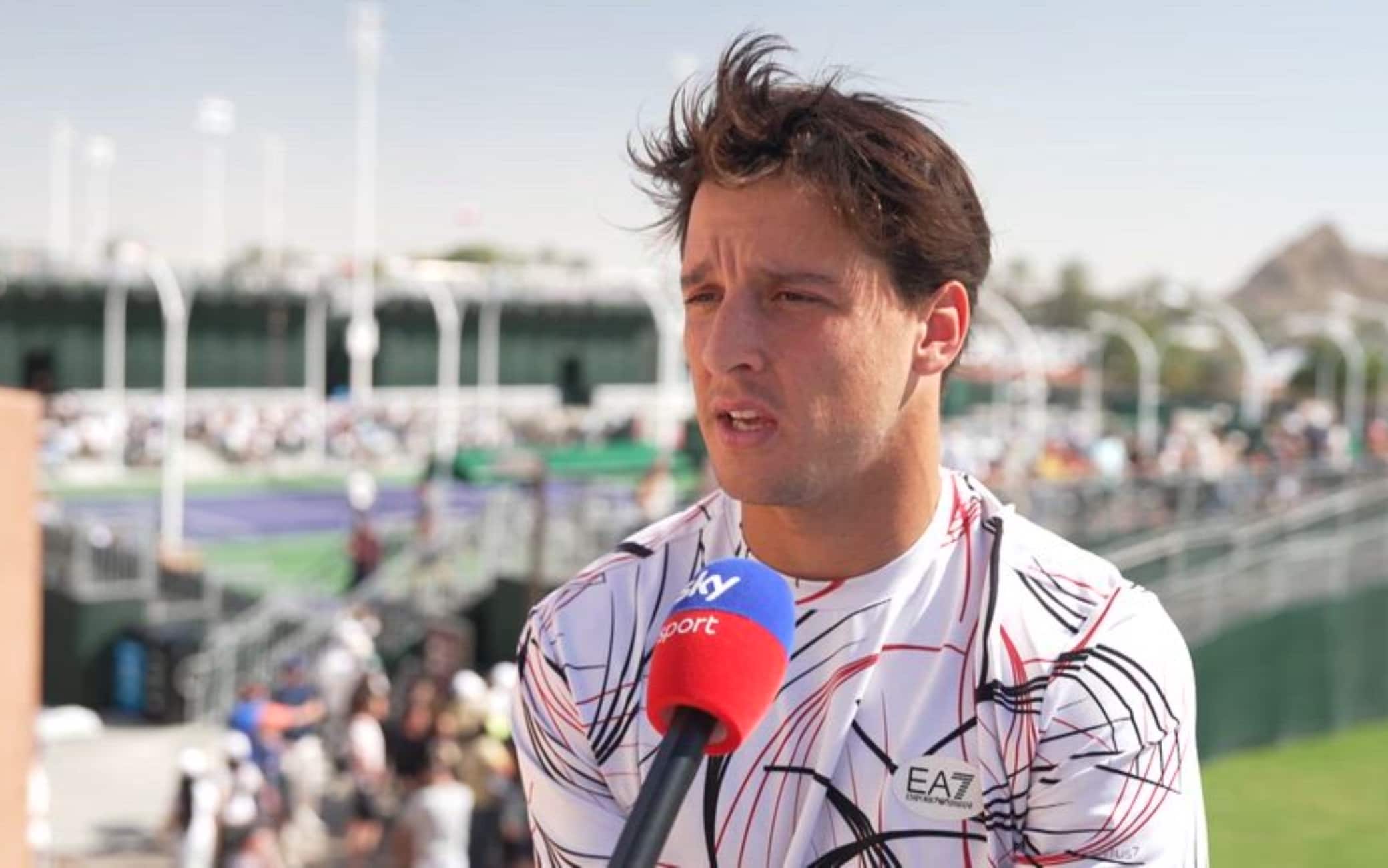 Darderi sull'allenamento con Sinner a Indian Wells: "Da lui si impara sempre qualcosa"