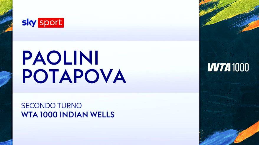 Paolini-Potapova: highlights Wta Indian Wells. VIDEO