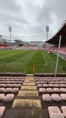 Bosnia-Italia, settore ospiti del "Bilino Polje" di Zenica