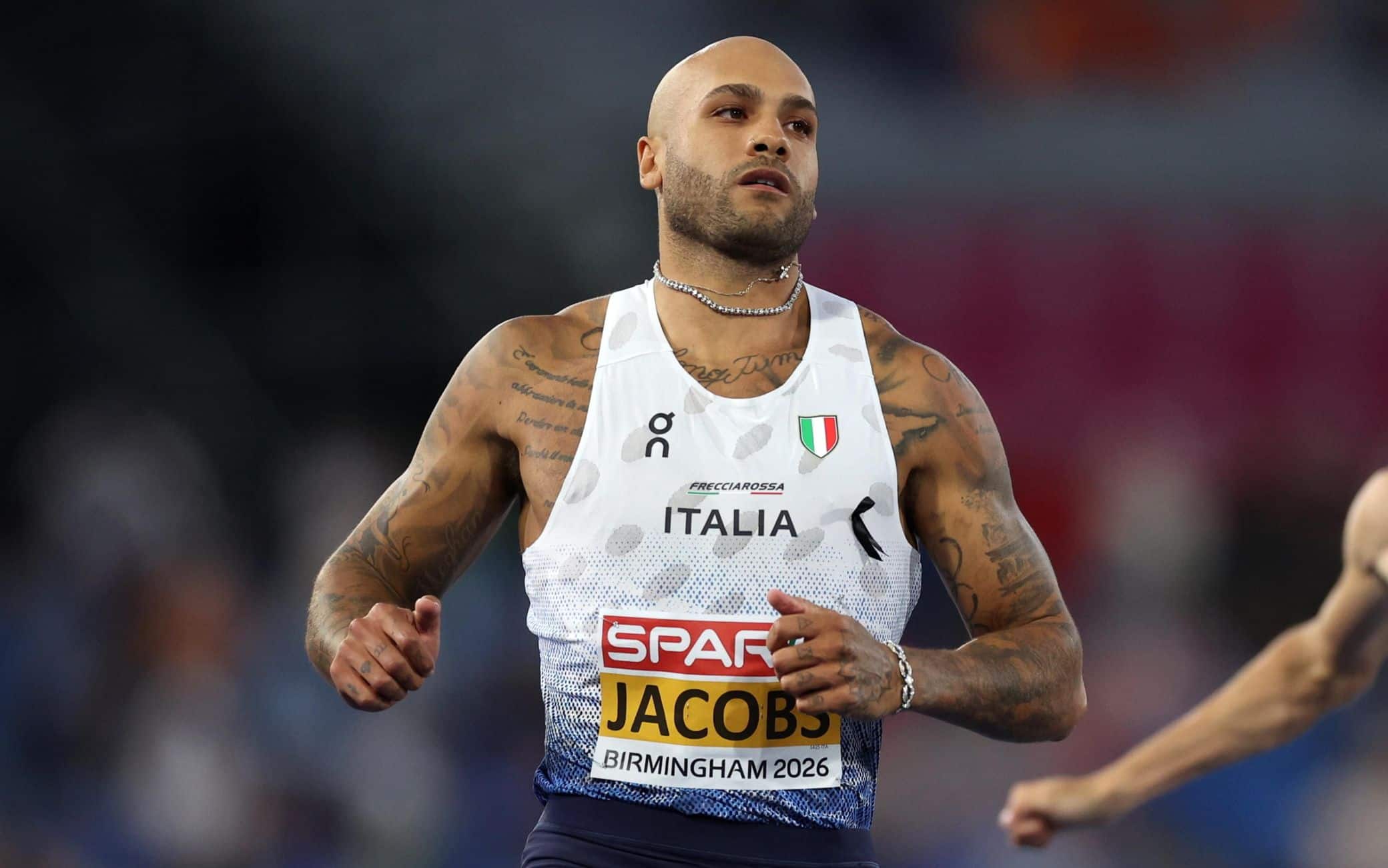Marcell Jacobs dopo l'infortunio agli Europei: "Fa male, ma non si molla"