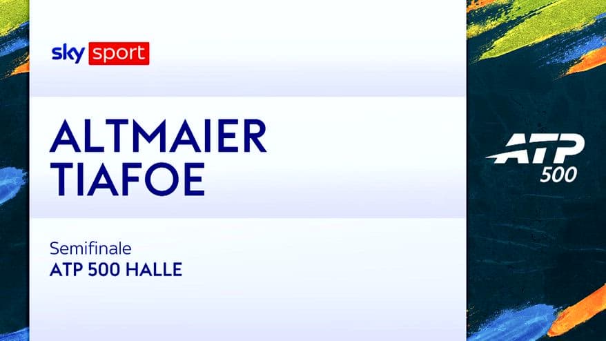 Tiafoe-Altmaier: highlights Atp Halle. VIDEO