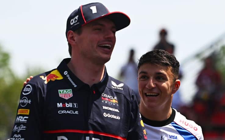 Verstappen dopo le qualifiche a Spa: "Grazie Hadjar per la scia, in gara sarà dura"