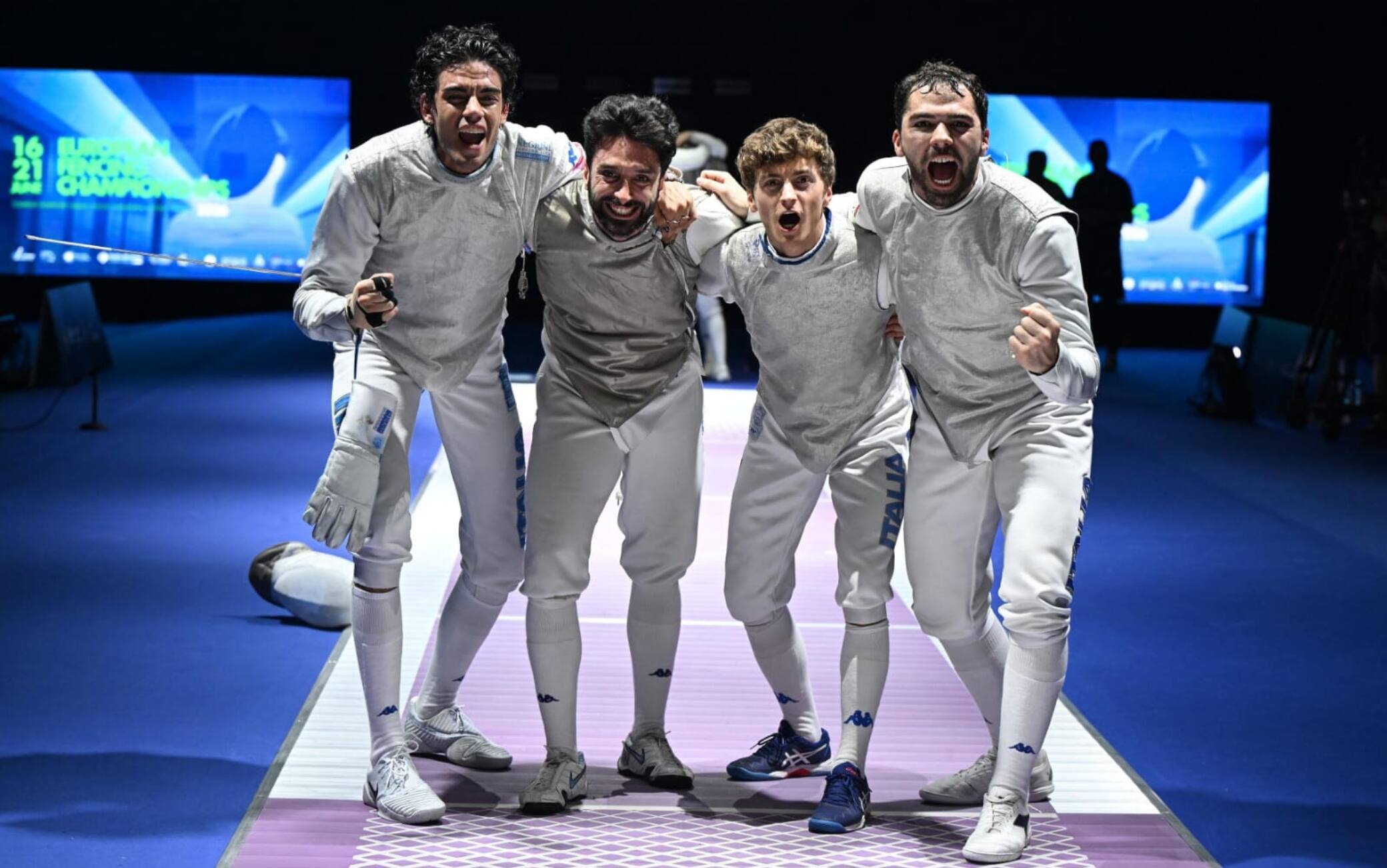Europei scherma, Italia oro nel fioretto maschile: Francia battuta 45-22