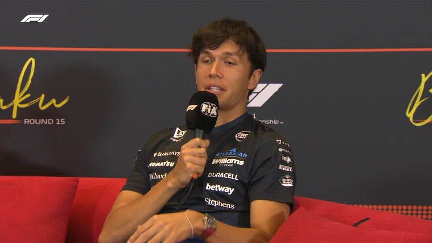 Albon: "Obiettivo a Baku lottare con i team di metà gruppo"