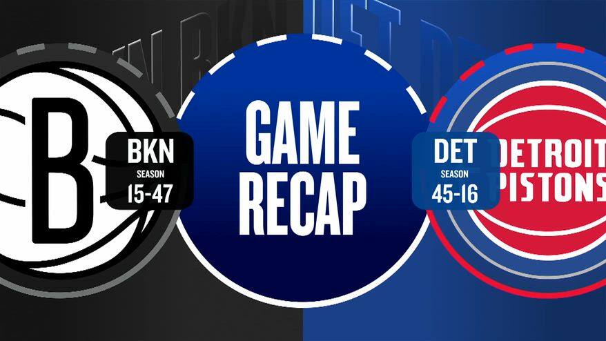 NBA Highlights: Detroit-Brooklyn 105-107
