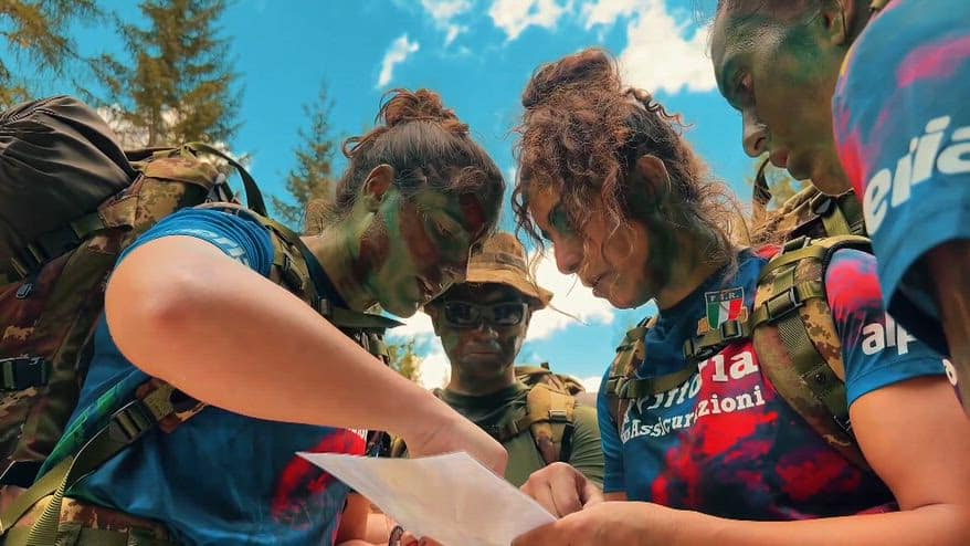 L'Italrugby femminile si allena con l'Esercito a Corvara