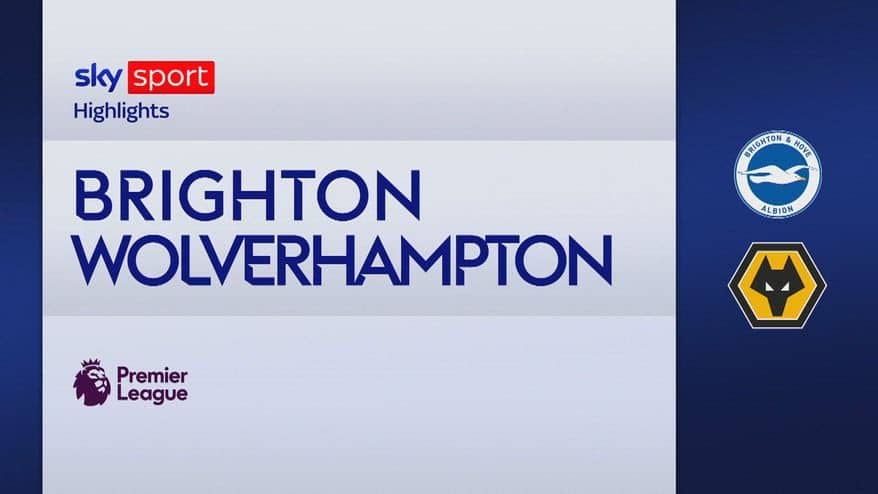 Brighton-Wolverhampton 3-0: gol e highlights