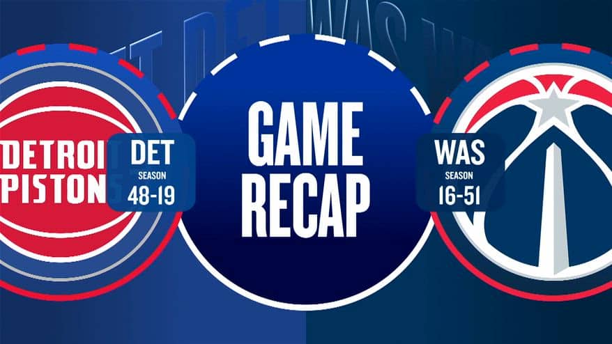 NBA Highlights: Washington-Detroit 117-130
