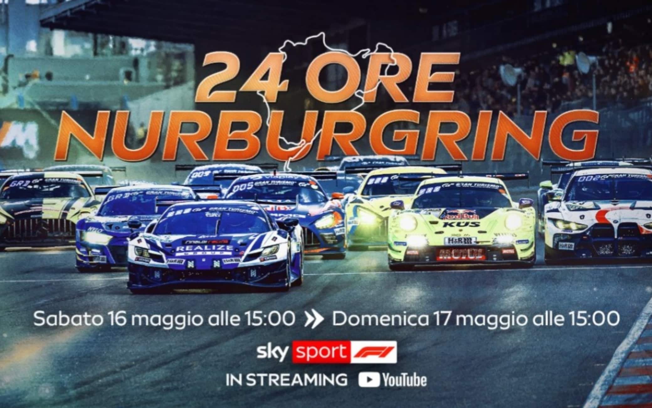 24 Ore Nurburgring, la gara in diretta streaming: c'è anche Verstappen