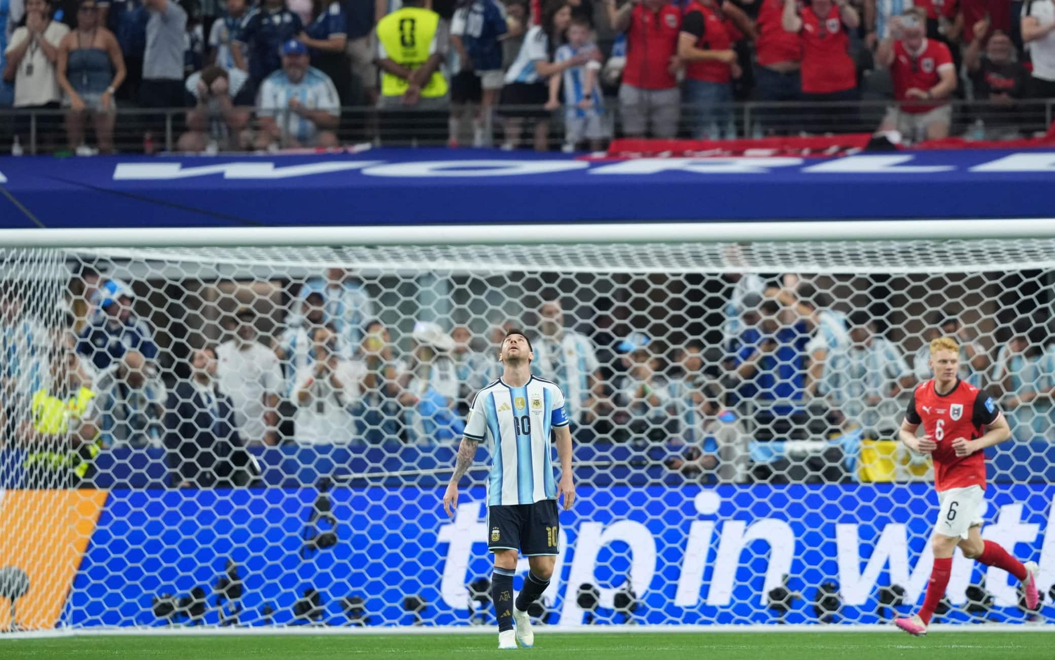 Il primo tempo di Argentina-Austria