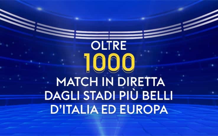 Su Sky 1000 partite  live