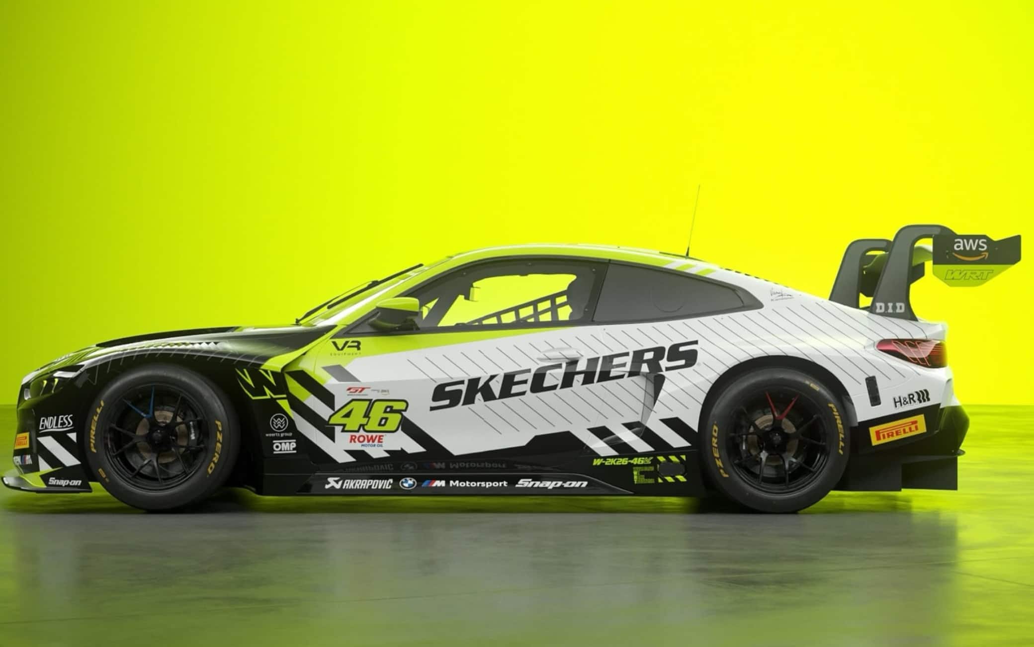 GT World Challenge Europe, presentata la livrea della BMW di Valentino Rossi: le FOTO