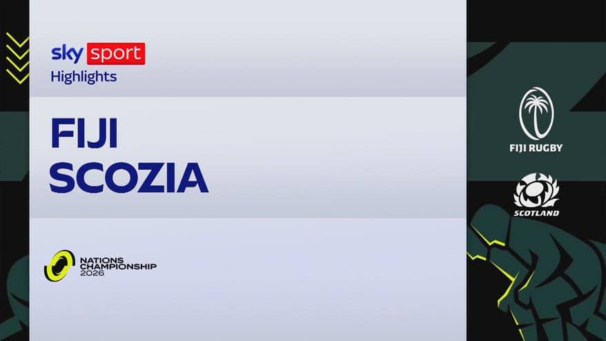 Fiji-Scozia: highlights Rugby Nations Championship
