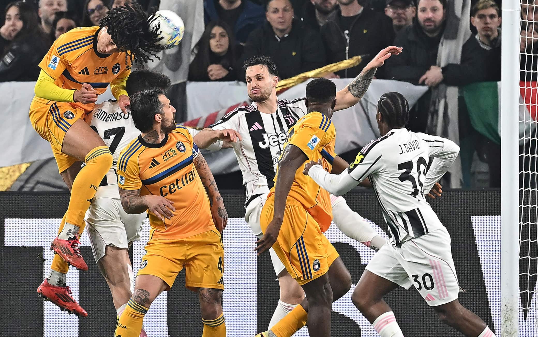 Il primo tempo di Juve-Pisa