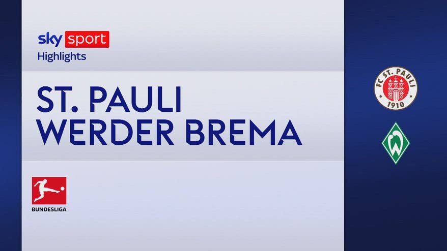 St. Pauli-Werder Brema 2-1: gol e highlights