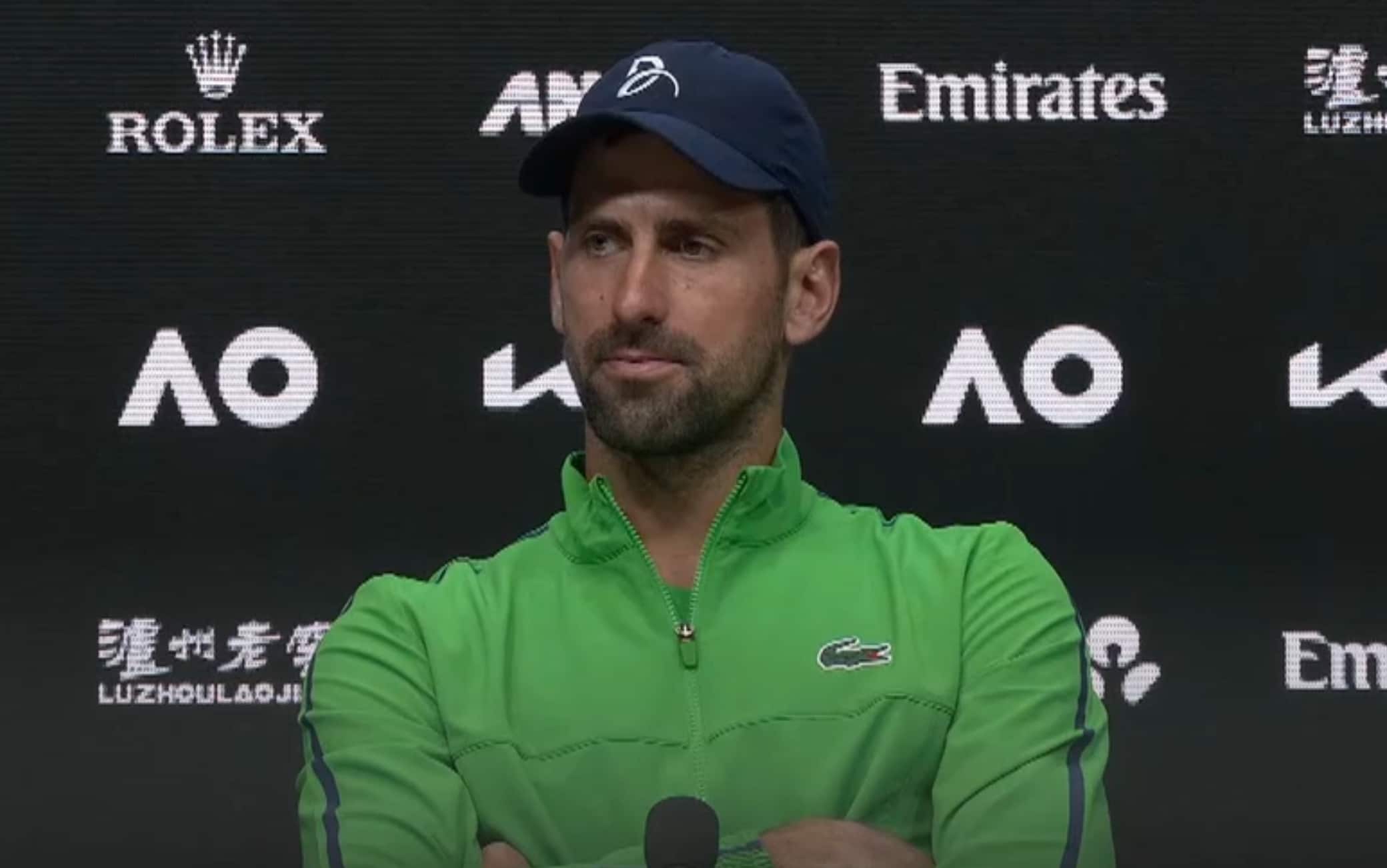 Djokovic: "Sinner e Alcaraz? Tiferò per il terzo incomodo che arriverà"