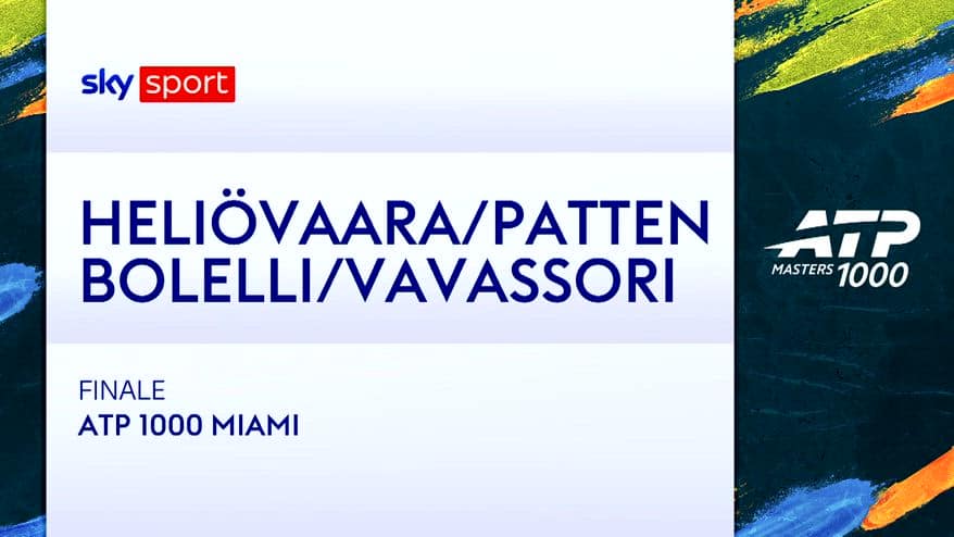 Bolelli/Vavassori-Heliovaara/Patten: highlights Atp Miami. VIDEO