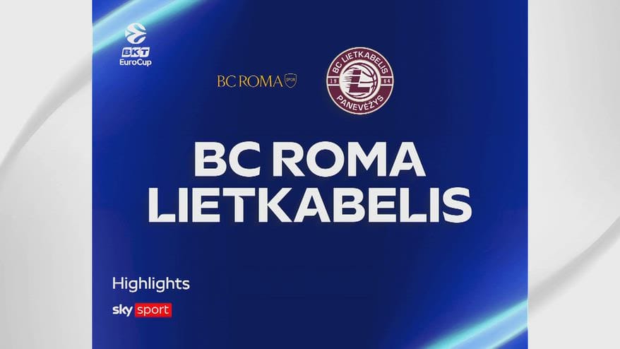 BC Roma-Lietkabelis 92-87: highlights Eurocup
