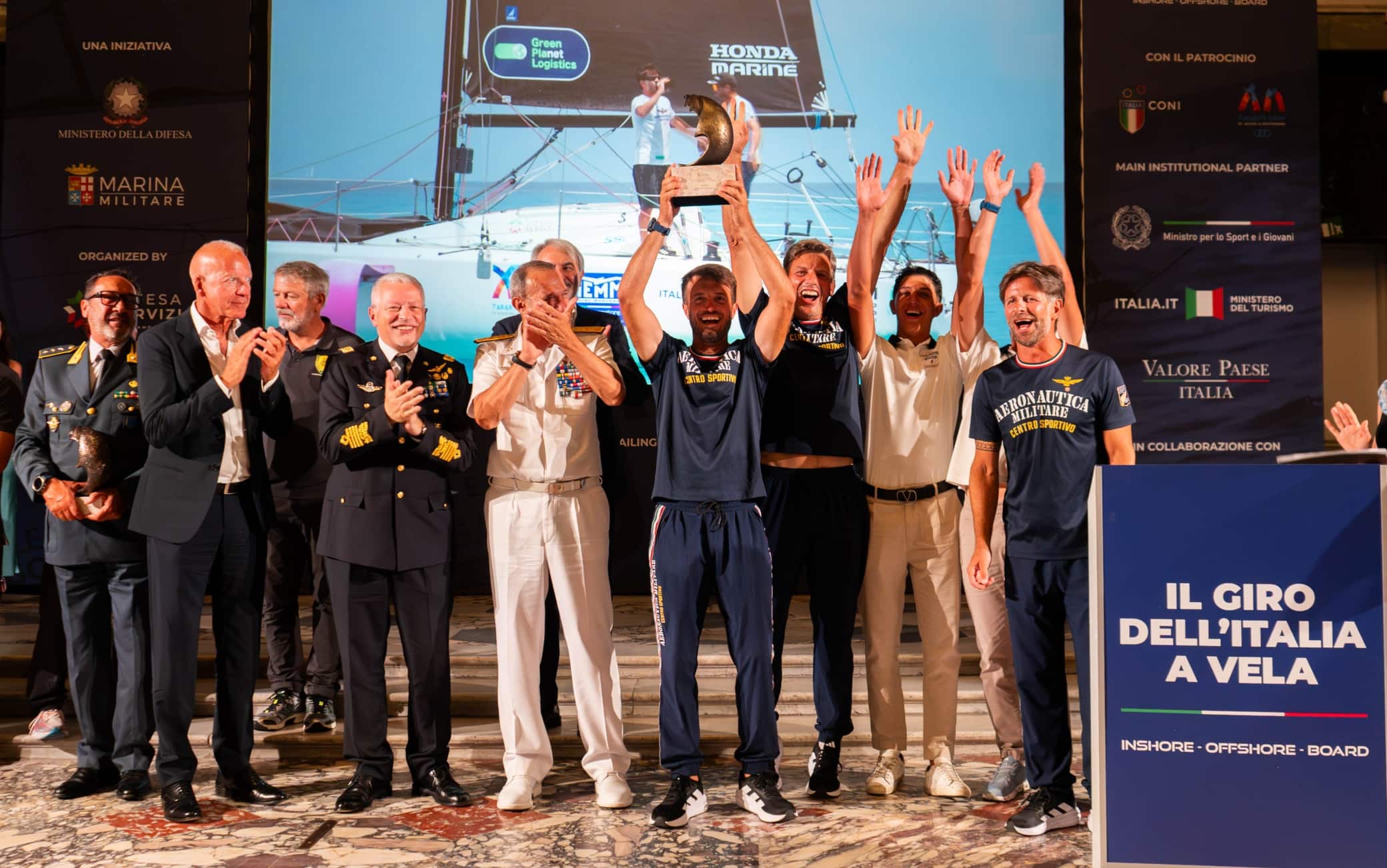 Marina Militare Nastro Rosa Tour 2026, Aeronautica Militare vince il Giro d'Italia a vela