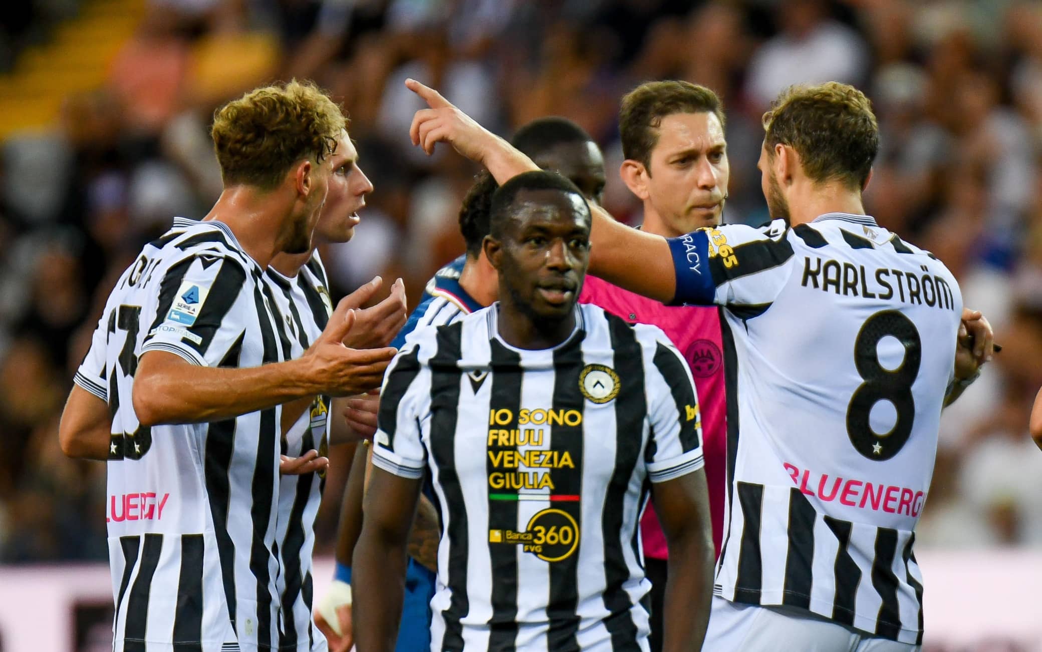 Udinese-Como, due nuove regole arbitrali e del Var applicate durante il match di Serie A