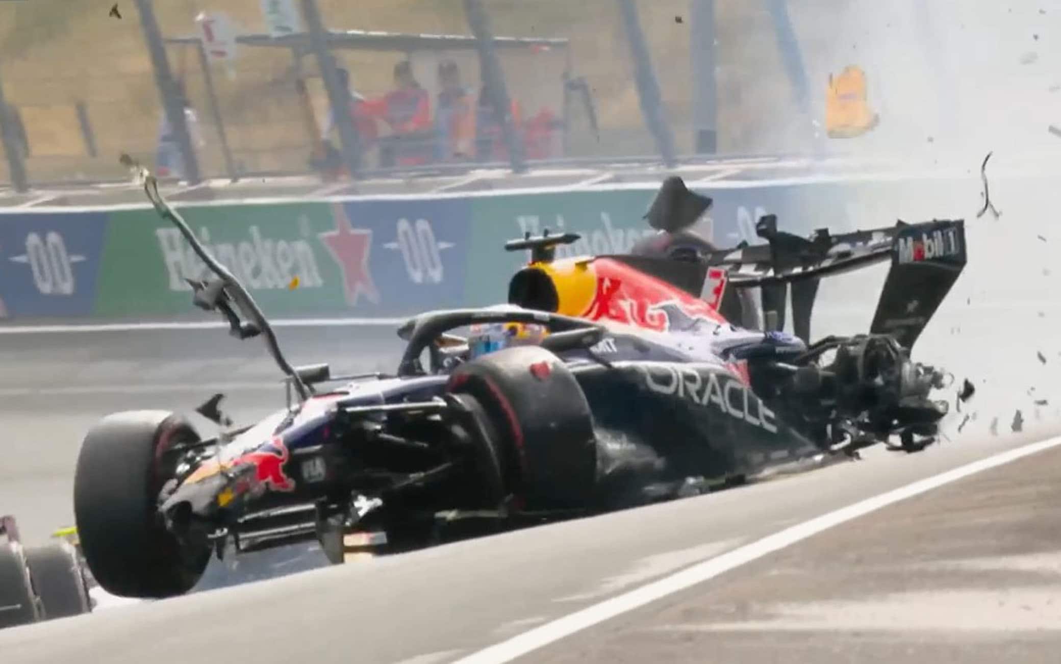 Verstappen, incidente a Zandvoort nel corso del GP di Olanda: pilota ok