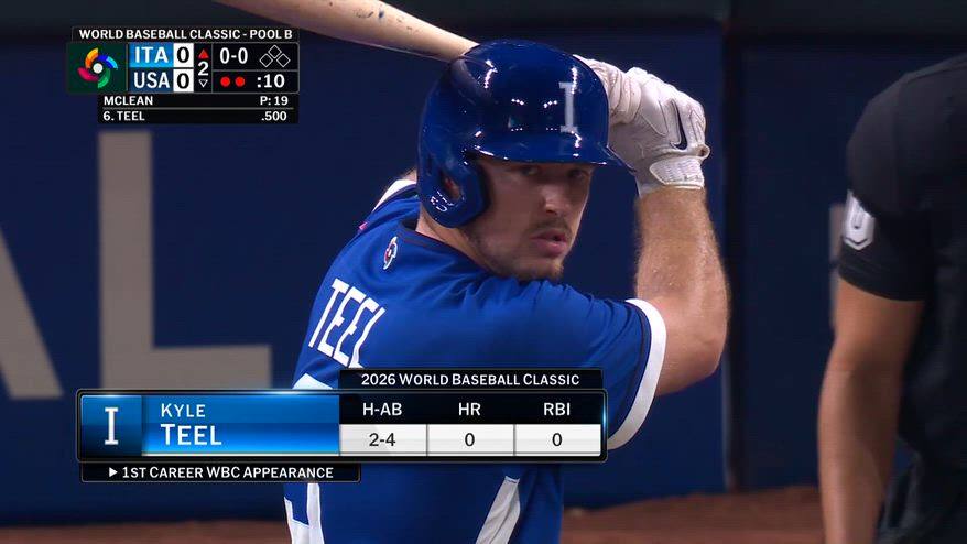 Italia-Stati Uniti 8-6: highlights World Baseball Classic