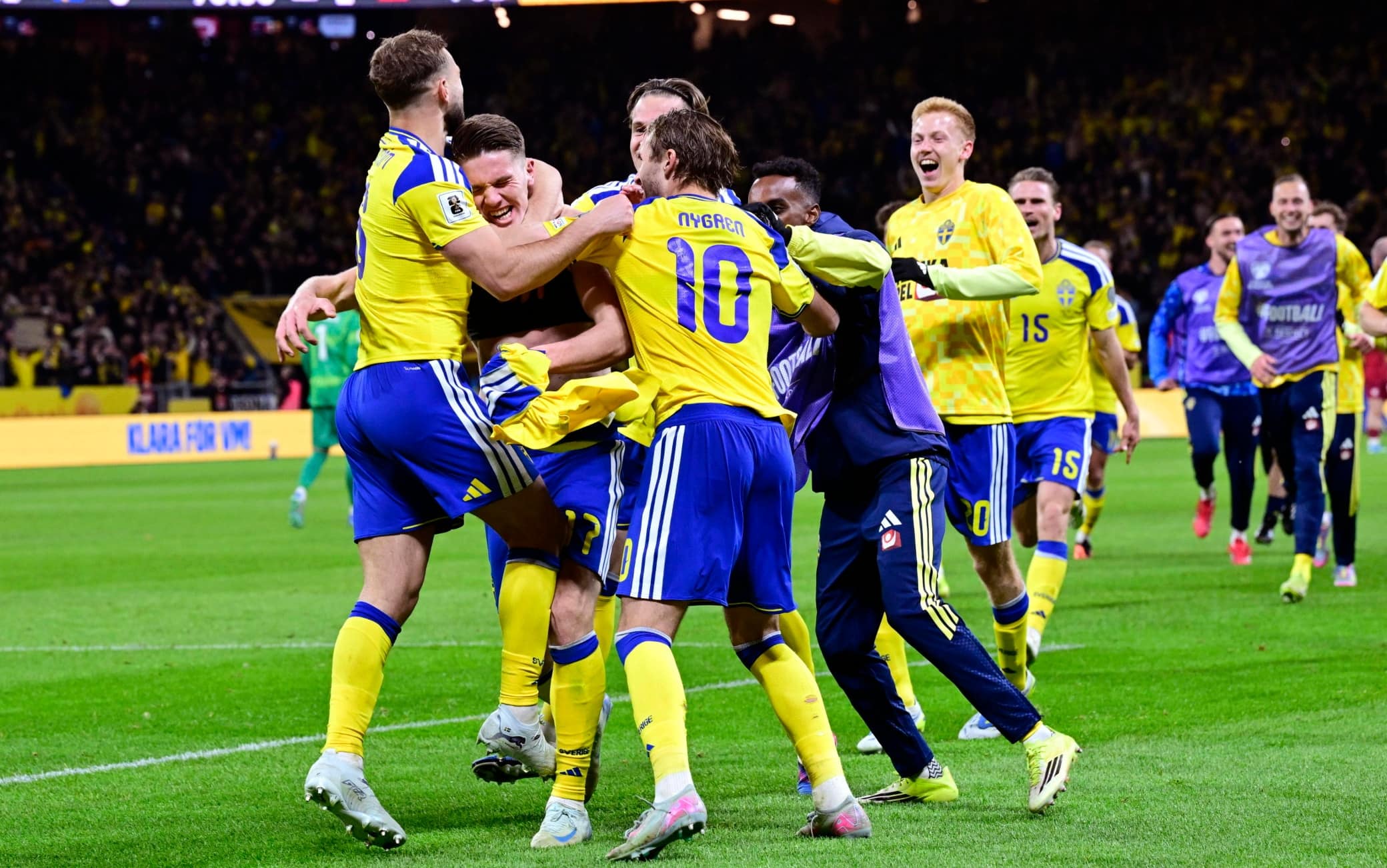 Svezia al Mondiale 2026 con 2 punti: i punteggi al girone di chi ha fatto i playoff