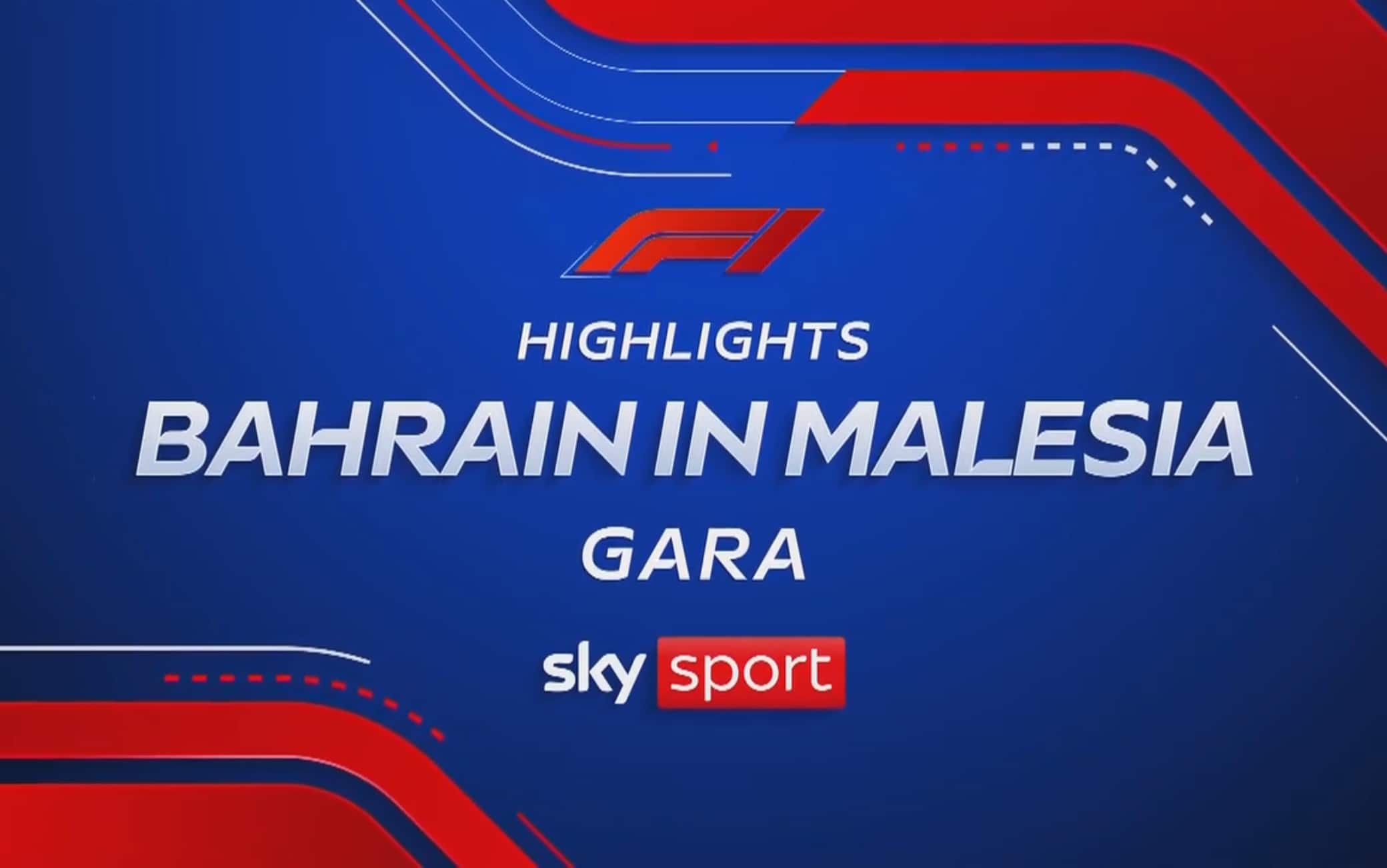 Formula 1, GP Bahrain in Malesia: gli highlights della gara
