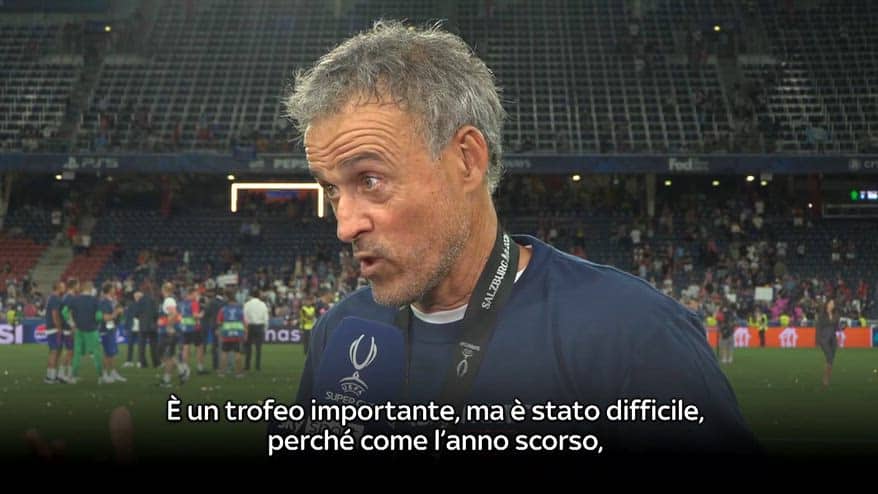 Psg, Luis Enrique: "Trofeo importante ma difficile"