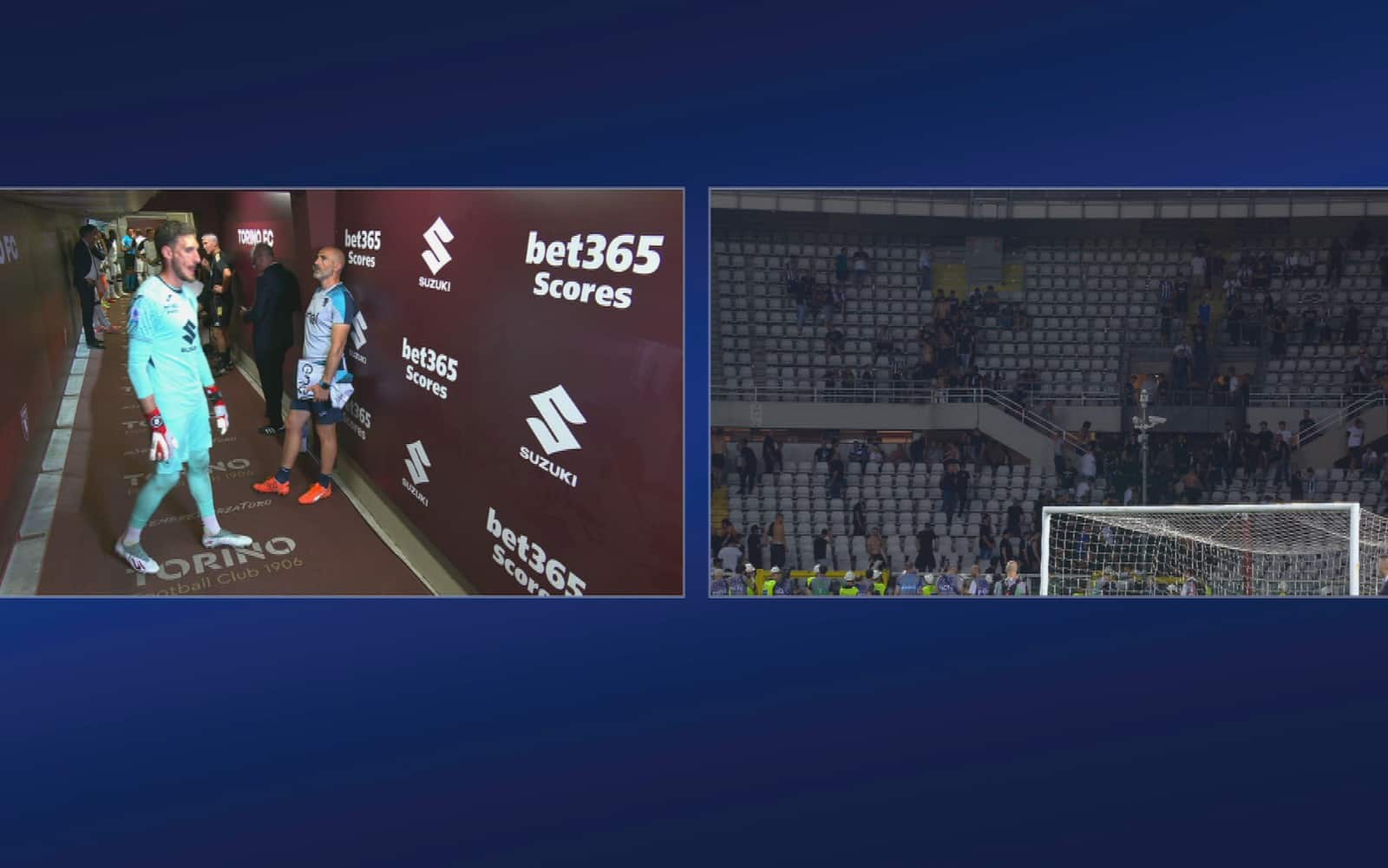 La situazione allo stadio
